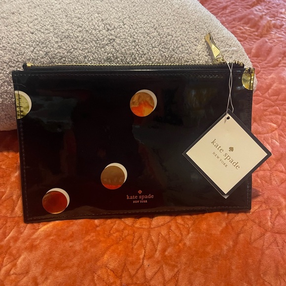NWT Kate Spade Scatter Dot Pencil Pouch - Picture 2 of 7